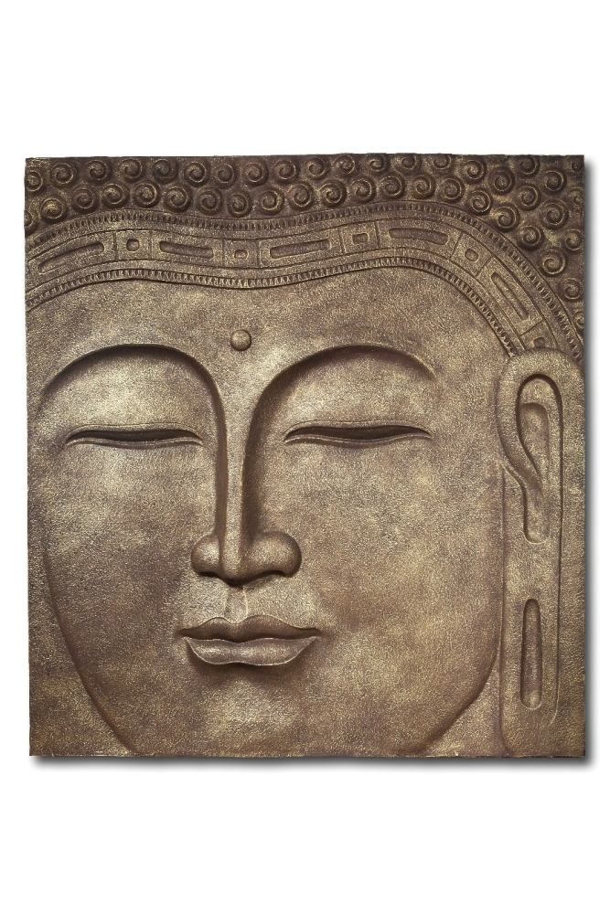 Buddha Yüz Duvar Dekorasyonu