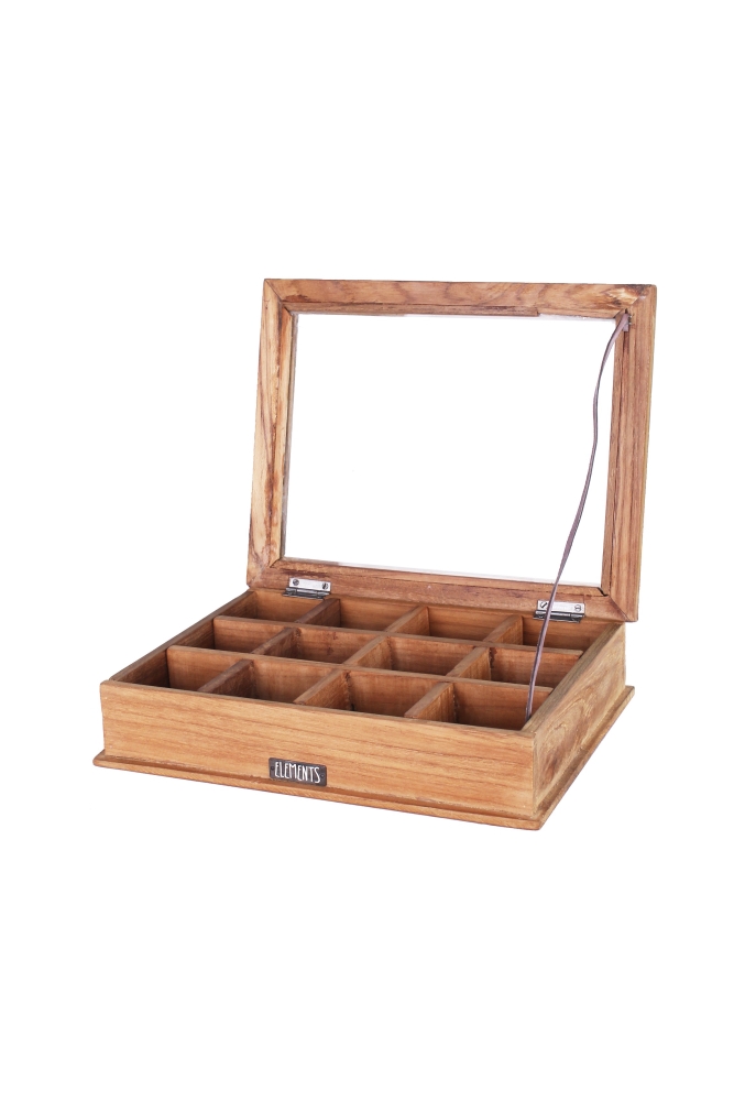 Teak Tea Box